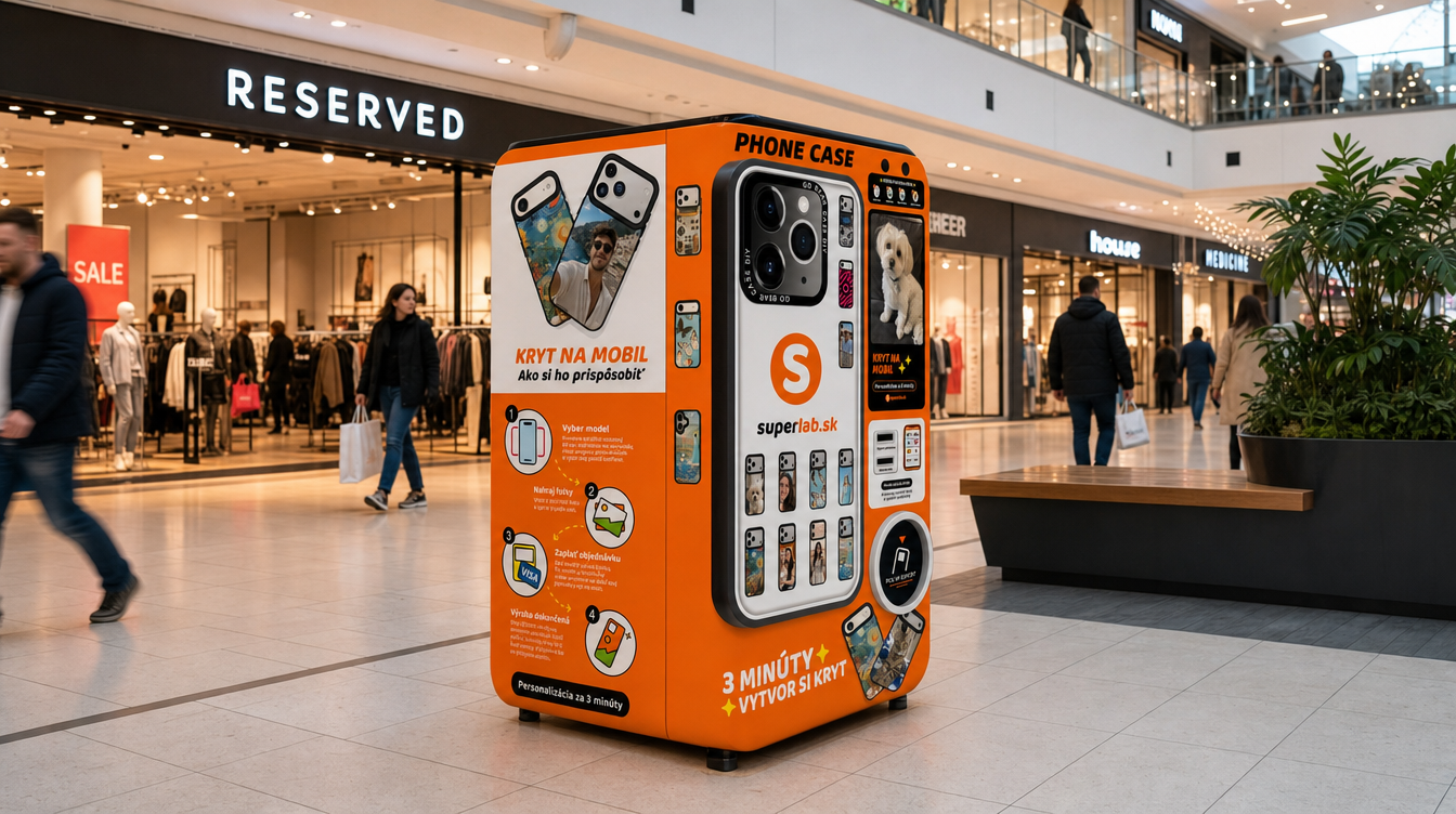Superlab automat na tlač krytov na mobil
